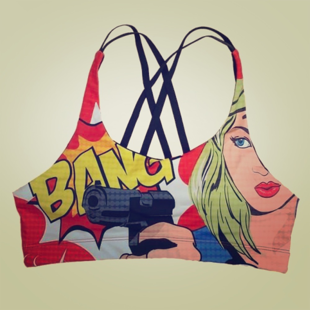 ISO CVG Comic Sports Bra Constantly Varied Gear